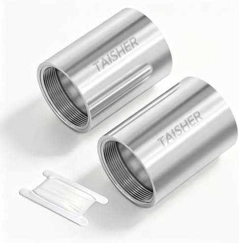TAISHER 2Pcs Thickened Nipple Cast Pipe 1" NPT Female, 2" Length