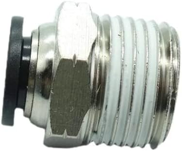 CDQBWQDJT 3 Pcs Pneumation Fitting 3/8" Tube OD Push To Connect X 1/2 NPT Pipe Male Connector