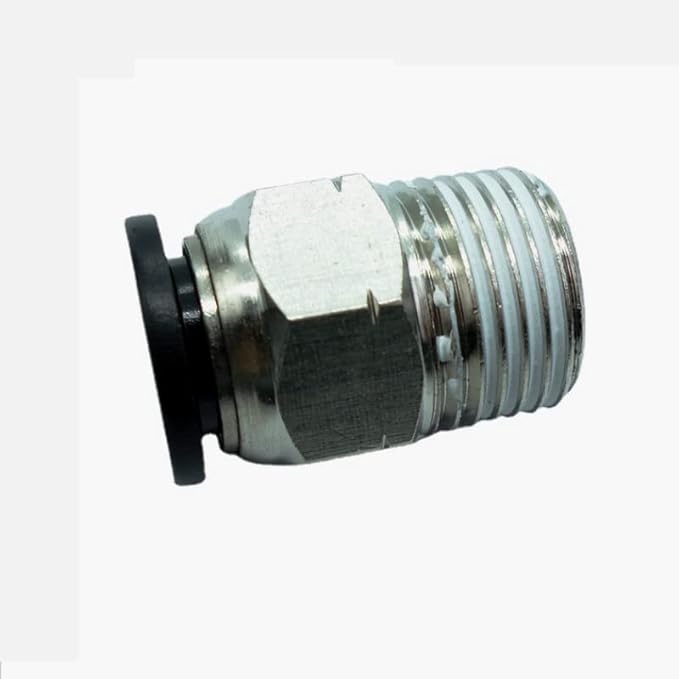 CDQBWQDJT 10 Pcs Pneumation Fitting 3/8" Tube OD Push To Connect X 3/8 NPT Pipe Male Connector