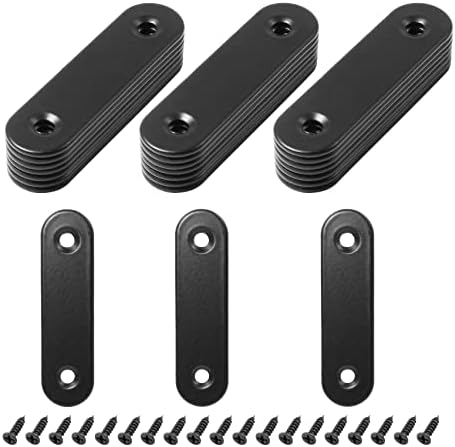 24 Sets 2.5 Inch Stainless Steel Flat Plate Straight Bracket