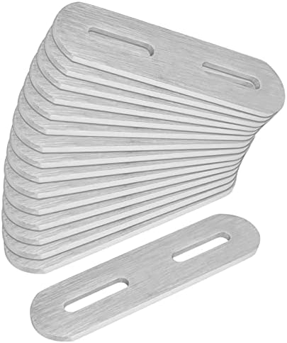 16 Pcs 3-3/4" Slotted Mending Plate,Adjustable Straight Brace
