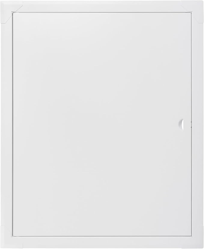 16x20 Inch White Access Panel – Metal Rectangular Wall & Ceiling Access Door for Plumbing Electrical HVAC – Easy Install Indoor Panel for Drywall, Home Improvement and Maintenance