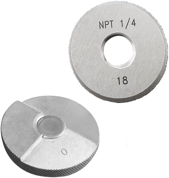 JoyTube 1/4" NPT Pipe Plug Male Thread Stainless Steel Fitting Countersunk Internal Hex Head(Pack of 6)