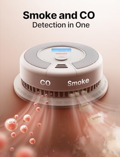 X-Sense Smoke Detector Carbon Monoxide Alarm Combo, XP0H-SN, 1-Pack