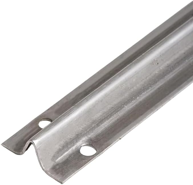 Stainless Steel Screw-on Track Cover for Sliding Patio Glass Doors - Replacement Hardware for Fixing Sliding Glass Door Track (8 Feet)