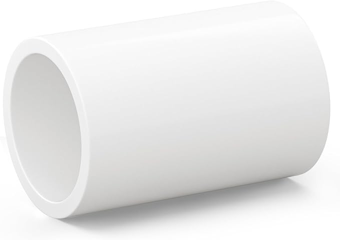 GASHER 15PCS PVC Pipe Fitting 1" PVC Coupling Furniture Grade Pipe Socket Fittings, For Home or Industrial