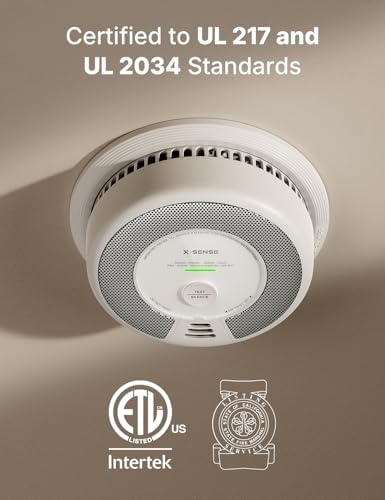 X-Sense Smoke & Carbon Monoxide Alarm, SC06, 3-Pack