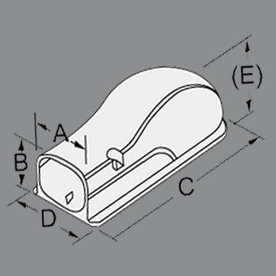DuctlessAire Mini Split Line Set Cover - Lineset Covers for Mini Split Condenser, Central Air Systems, HVAC, Heat Pumps and More - AC Unit Cord Protector - Air Conditioner Accessories (4" Wall Cover)