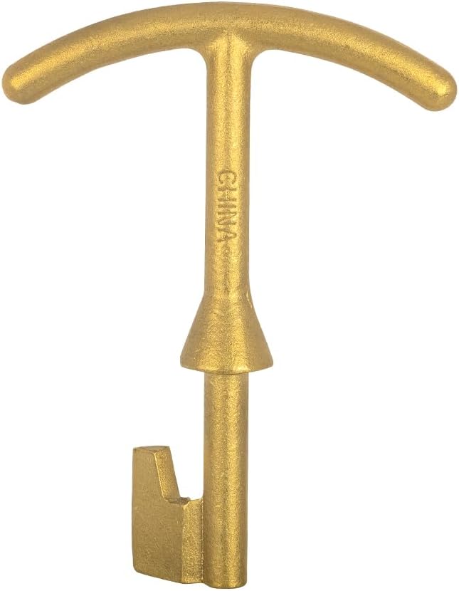 EFIELD Water Meter Box Key, Brass Made, 5.5-inch Length,(TOOL034)