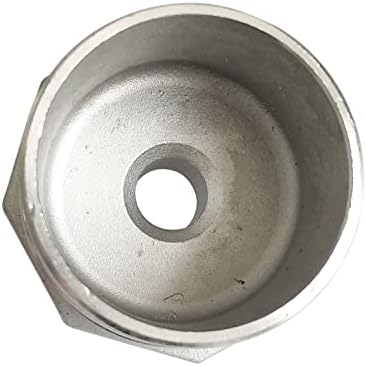 2" x 1/2" Male Hex Nipple Threaded Reducer Connector Pipe Fitting Adapter,Stainless Steel 304 NPT