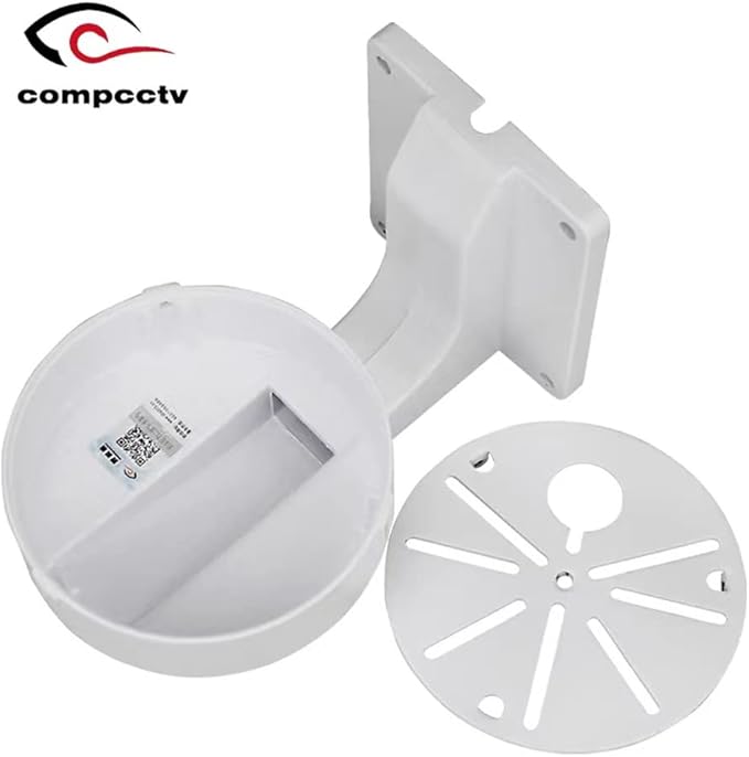 Security Camera Mount Bracket, Aluminum Indoor Outdoor Wall Mount Bracket L-Type Bracket for CCTV Security Dome IP Camera Mounting,Universal outdoor Security Camera Junction Box Mount Bracket