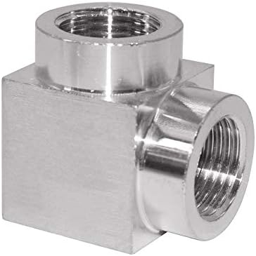 Beduan 304 SS 90 Degree Elbow 1/4 Female x 1/4 NPT Female Cast Pipe Fitting