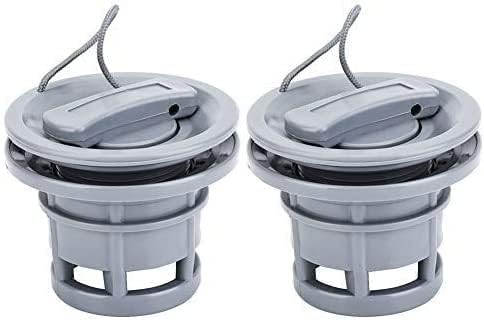Watris Veiyi Canoe Valve Replacement, 2pcs Inflatable Boat Valve, Halkey Roberts Valve for Inflatable Boat Dinghy