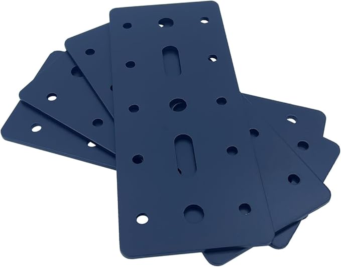 4 PCS 6"X2.5" Straight Steel Flat Plate,Heavy Duty Mending Plate Joining Brackets, Connecting Brackets, I Strap Metal Plate. Fit 4x4,6x6 for Repair House,Furniture,Straight Flat Plate for tress