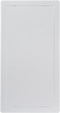 8 x 16 Inch White Square ABS Plastic Plumbing Access Panel - Indoor Wall Access Door for HVAC, Wall, Ceiling, and Drywall with Panel - Opening Box Door Cover - Easy to Instal