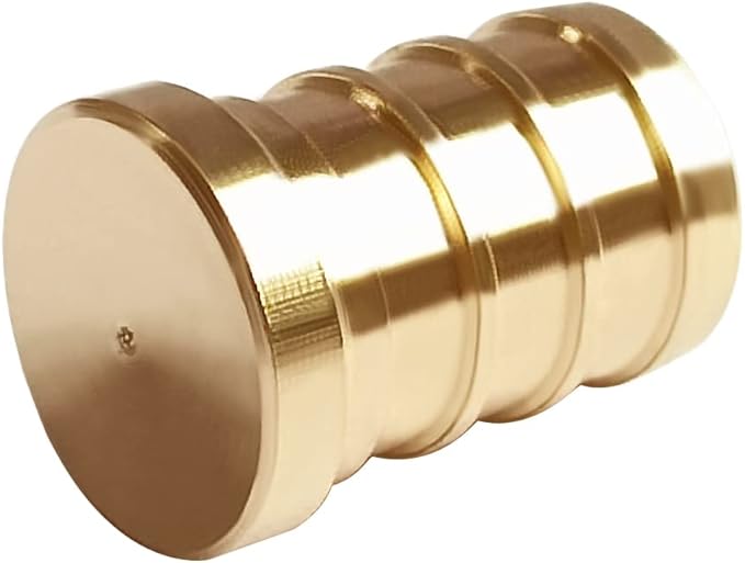 20PCS LF Brass 1/2 Inch PEX Barb Plug End Cap Pipe Crimp Fitting