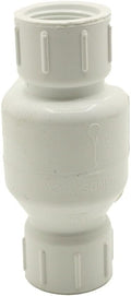 Replacement 1-1/4 Inch Threaded PVC Swing Check Valve for Thrifco Plumbing 6415313
