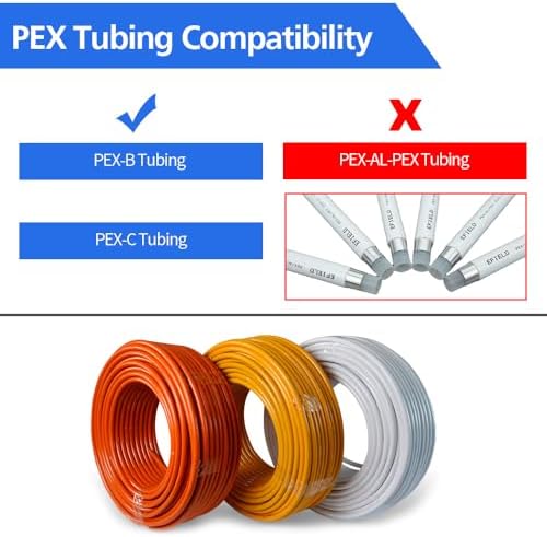 15pcs 3/4" Brass PEX Fittings, Elbow TEE Straight Couplings Set
