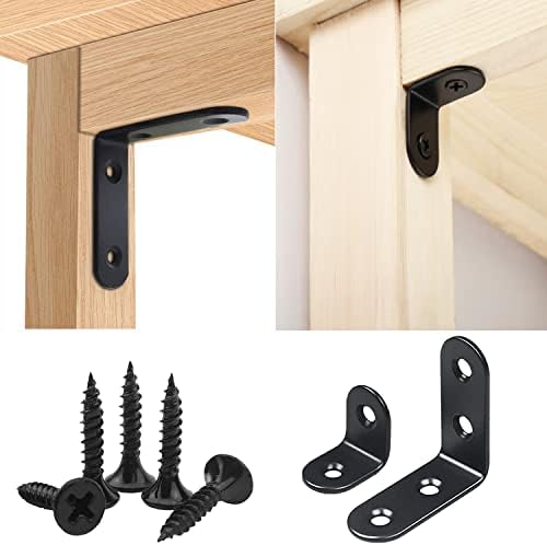 YAMASO 20PCS L Bracket Corner Brace, Stainless Steel