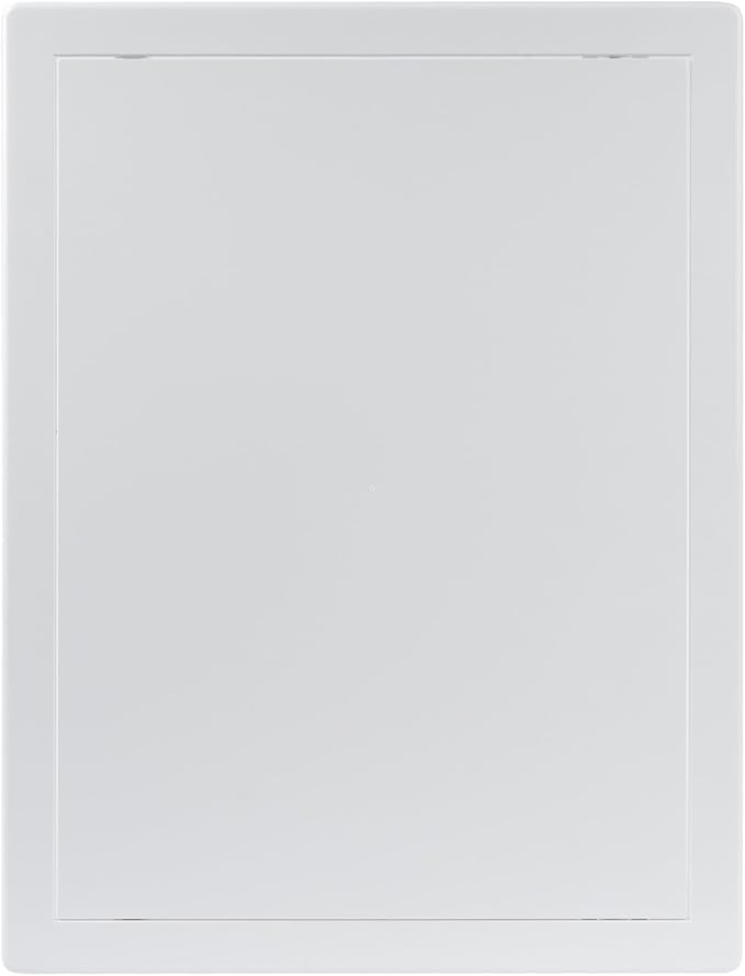 12x16 Inch White Access Panel – ABS Plastic Rectangular Wall & Ceiling Access Door for Plumbing Electrical HVAC – Easy Install Indoor Panel for Drywall, Home Improvement and Maintenance