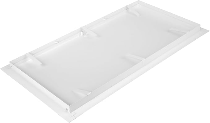 12x24 Inch White Access Panel – Metal Rectangular Wall & Ceiling Access Door for Plumbing Electrical HVAC – Easy Install Indoor Panel for Drywall Home Improvement and Maintenance