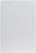 8x12 Inch White Access Panel – ABS Plastic Rectangular Wall & Ceiling Access Door for Plumbing Electrical HVAC – Easy Install Indoor Panel for Drywall Home Improvement and Maintenance