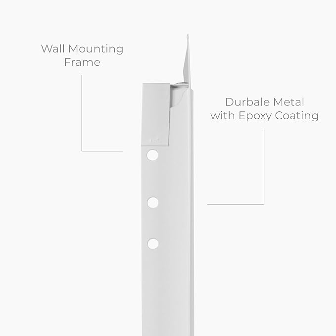 8x16 Inch White Access Panel – Metal Rectangular Wall & Ceiling Access Door for Plumbing Electrical HVAC – Easy Install Indoor Panel for Drywall, Home Improvement and Maintenance