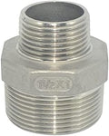 1-1/2" x 1" Male Threaded Reducing Nipple Fitting/Adapter,Stainless Steel SS304 NPT Pipe Hex Reducer
