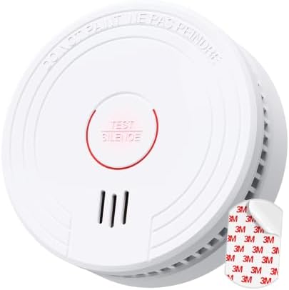SITERLINK Smoke Detectors Replaceable Battery,GS509A-2NCDR 1pack