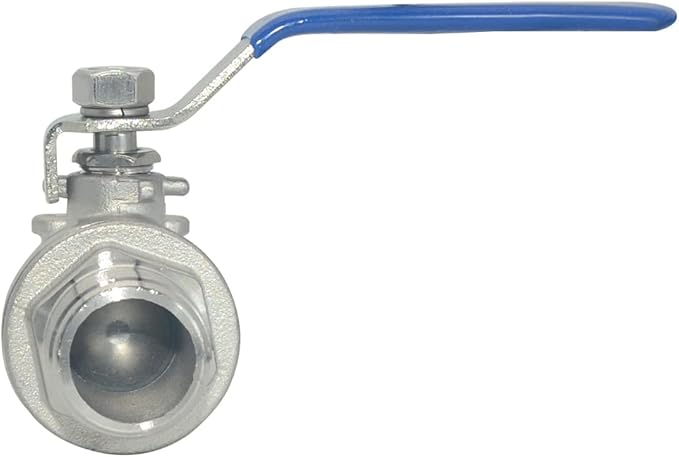 1Pcs Full Port Ball Valve 1'' - Heavy Duty Male NPT (MNPT) X Female NPT (FNPT) Thread with Long Handle Switch,Stainless Steel 304 for Water, Oil, and Gas,1000WOG