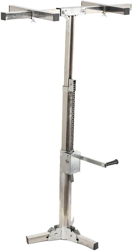 Cabinet Lift Jack for Installing Cabinet, Adjustable Third Hand Tool Support System with Load-Bearing 165lbs, Cabinets Installation Tools, Multi-Functional Cabinet Jack (25.6-48 Inches)