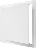 12" x 12" White Plastic Access Panel. Service Shaft Door Panel. Plumbing, Electricity, Heating, Alarm Wall Access Panel for Drywall. Bathroom Services Access Hole Cover