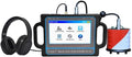 PQWT CL600 Water Leak Detectors for Home and Outside Wall Water Pipe Detector Acoustic Pipeline Leakage Detection Kit Professional Sensor Noise Reduce Headphone LSD Touchscreen Carry Case 6 Meters