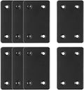 Bonsicoky 8Pcs Flat Straight Brace Brackets, 2.4 x 1.5 / 60 x 38mm