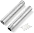 TAISHER 2Pcs Thickened Nipple Cast Pipe 1/4" MNPT x 1/4" FNPT, 4" Length