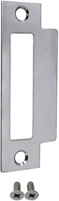 QCAA Stainless Steel Extended Replacement Lock Strike, 4-7/8", for Deadbolt,1 Pack, Made in Taiwan