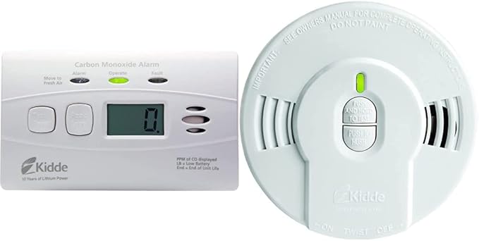 Kidde Smoke & Carbon Monoxide Detectors with 10-Year Battery