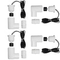 Generic SS2 Float Switch 3/4 inch L Shape This Water Float Switch is a Versatile and Reliable Device That can be Used in Various HVAC Applications and Around The House for DIY. ECWB (4 Pack), White
