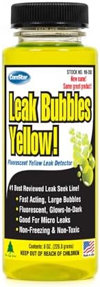 Leak Bubbles Yellow 8 oz HVACR, Gas & Tire Leak Detector Spray