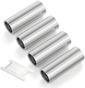TAISHER 4Pcs 304 SS Nipple Cast Pipe Fitting, 1" NPT Female, 6" Length