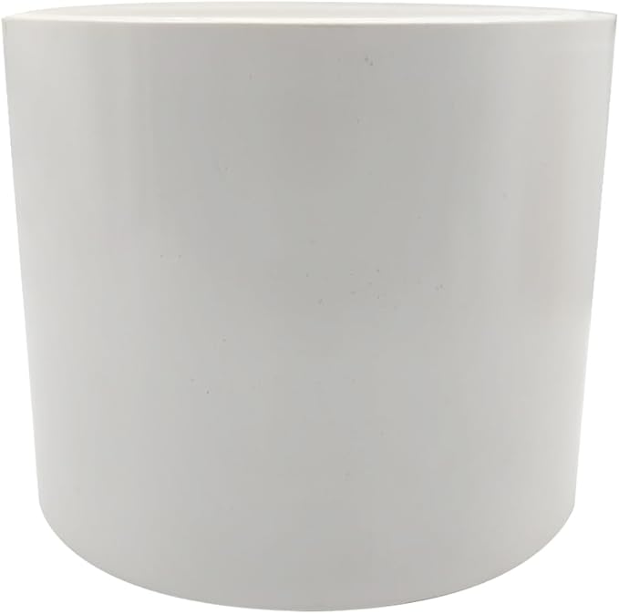 4" PVC Pipe Fitting Coupling Connector Adapter Pipe Fitting Slip (Socket x Socket) Schedule 40 White Color