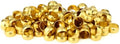 GASHER 100PCS Brass Compression Fitting, Brass Compression Sleeve Ferrules 1/2" Tube OD
