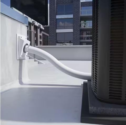 Airex Model 72C-W, E-Flex Guard White Line Set Cover/Protector/Sleeve for 5/8", 3/4" or 7/8" Copper Tubing w/ 3/4" Wall Insulation (6 feet Length) Airex Flex Guard HVAC Line Set Protector.