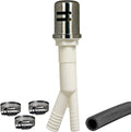 LIN119807 0.875 in. Bagged Dishwasher Air Gap Hose Kit in Stainless Steel