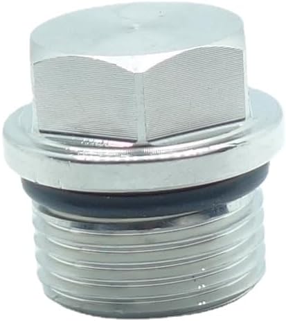1 Piece M24X1.5 Bung Plug with Outer Hex Head Pipe Fitting Stainless Steel 304 Solid