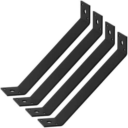 4 Pack 11-1/8" x 1-1/2" 45-Degree Angle Bracket for Post