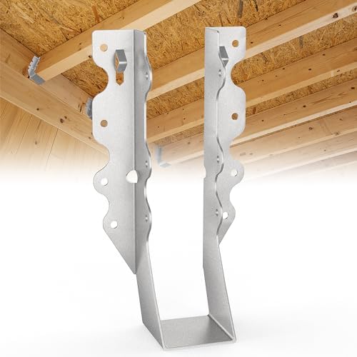 25 pcs 2x8 Joist Hanger,LU28 18 Gauge Galvanizing Face Mount Joist Hangers for Wood,Hurricane Tie for Rafter Fits Truss Connectors Rafter Hangers 2x8 Great for Floor Deck and Ceiling Joists