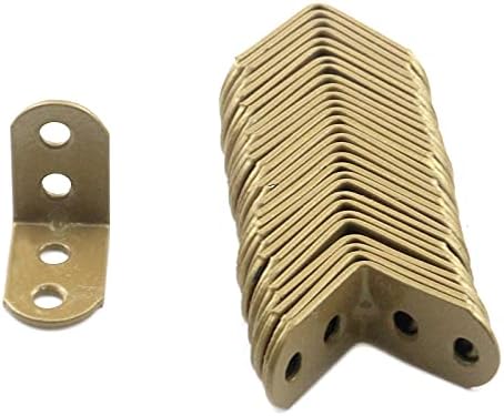 MY MIRONEY 30 Pack L-Shaped Corner Bracket, 1.14" x 1.14"