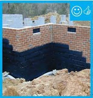 Foundation Coating – 5 Gallon Pail - Basement Wall Sealant & Waterproofing - Liquid Rubber Foundation Sealer for Concrete, Brick, Masonry, Metal & Wood - Heavy-Duty Foundation Leak Repair