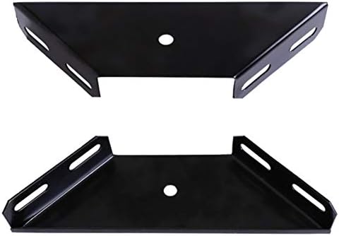 Corner Brace Bracket, 2 PCS Corner Bracket Brace Plate Trapezoid Flange Angle Bracket Heavy Duty Bed Frame Accessories Furniture Fastener Joint Corner Connector, Metal Bed Gusset 230x 92x 71mm Black